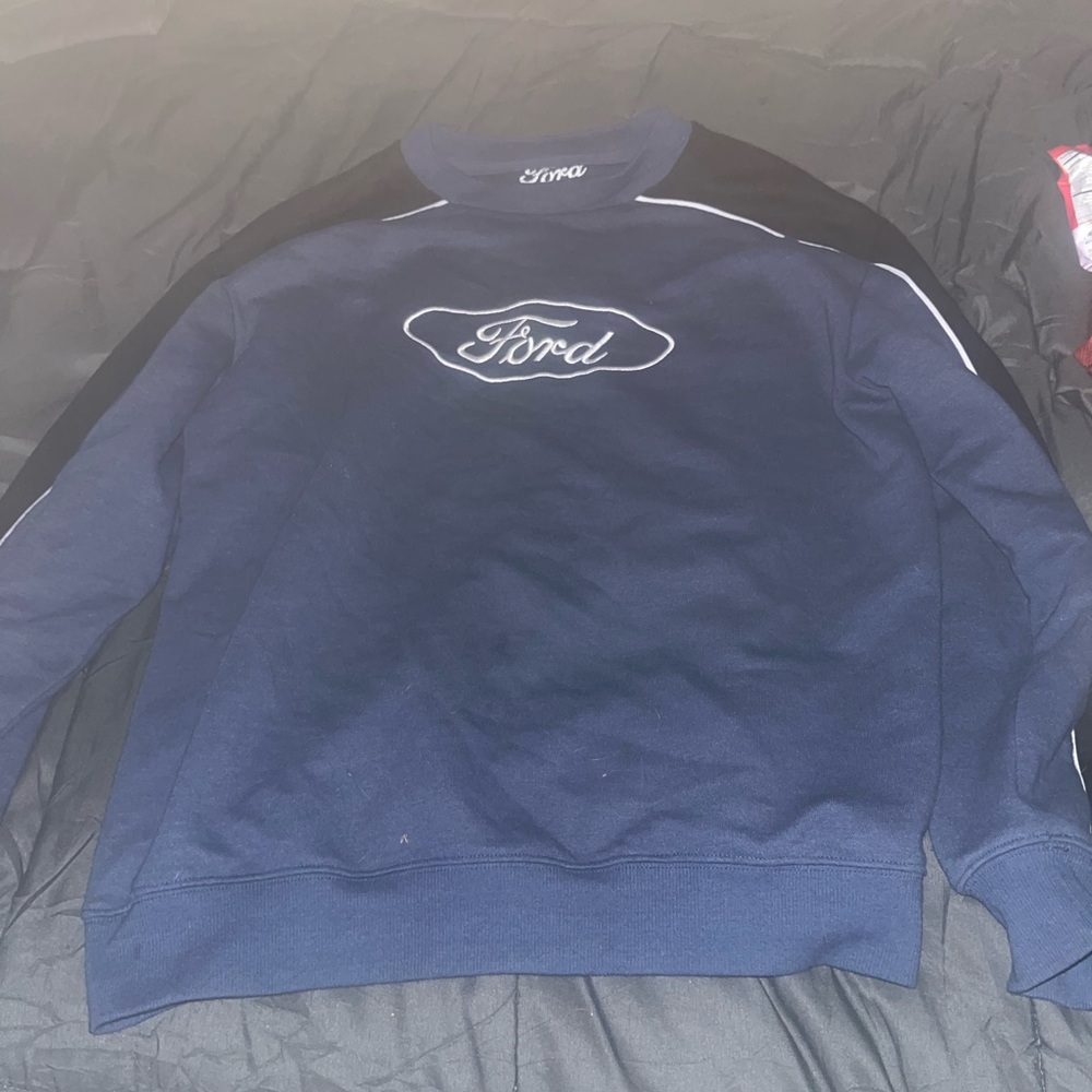 Ford Dark Blue Crewneck Men's Sweater